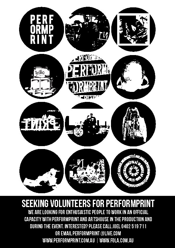 Call for Volunteers!